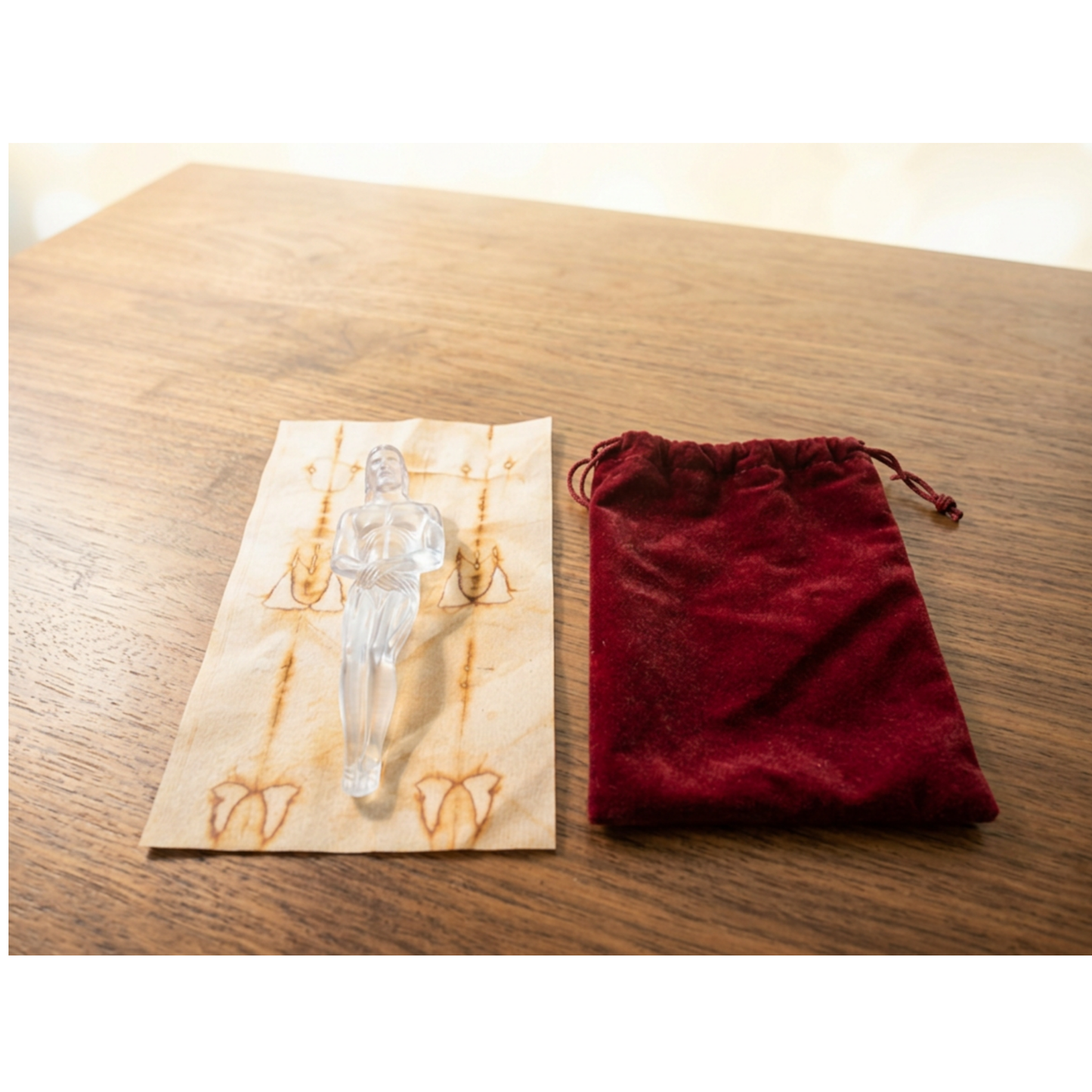 Mini 5.5" Corpus with Shroud of Turin Replica