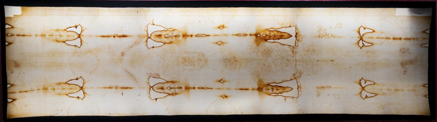 Shroud of Turin display replica 