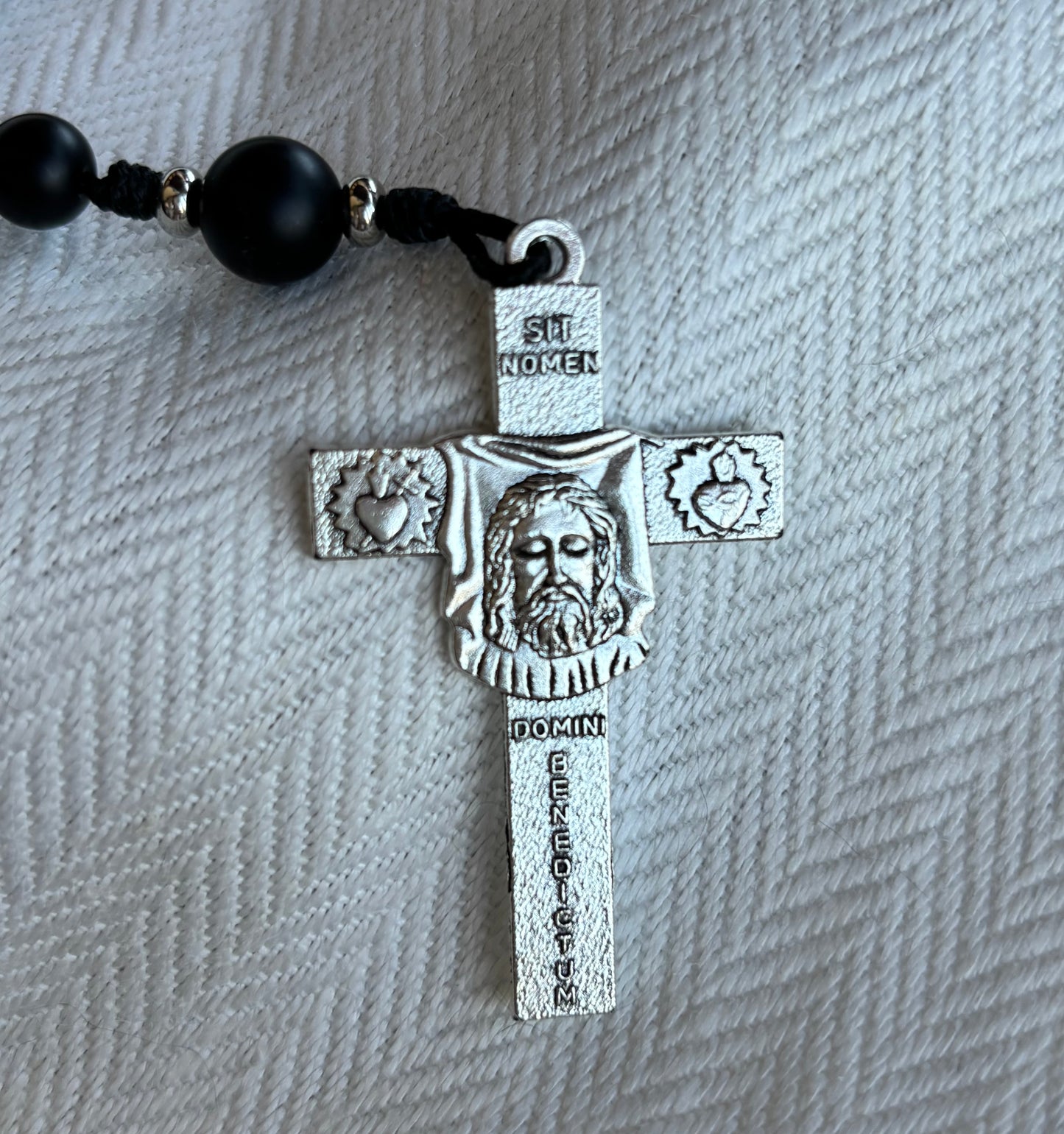 Handcrafted Single Decade Shroud Rosary - 3 Color Options