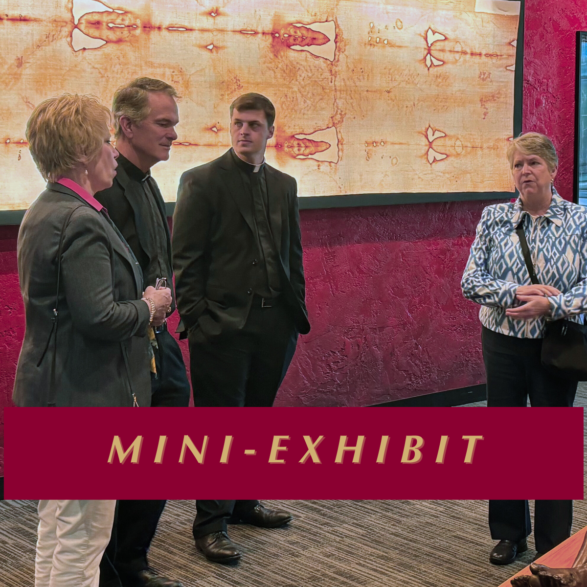 Shroud of Turin Mini-Exhibit replica
