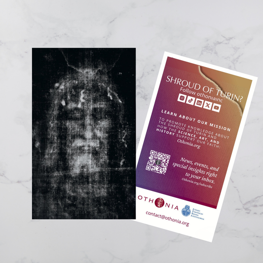 Holy Face B/W Photonegative Card