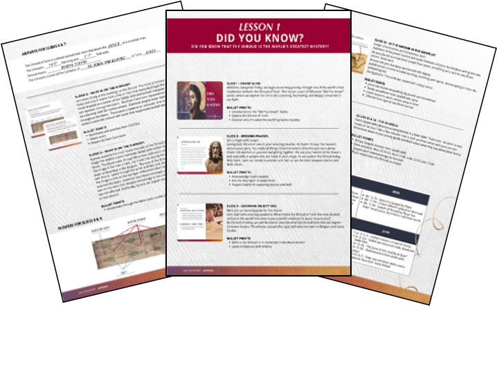 Did You Know? Teacher Guide — The Shroud of Turin Curriculum